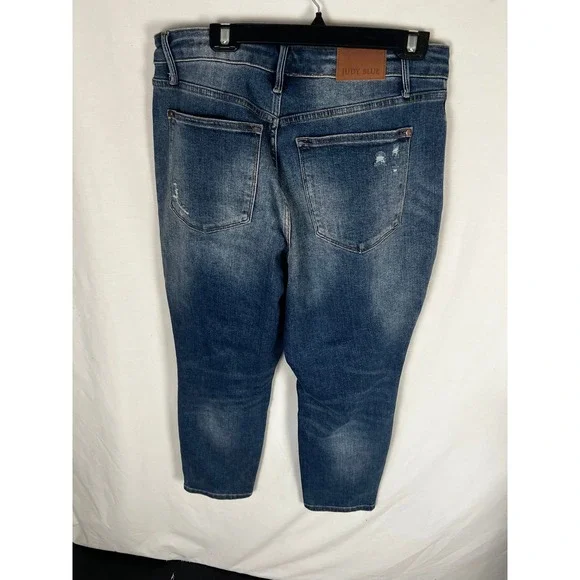 Judy Blue Slim Fit High Rise Jeans Sz 14W JB88776 DK - Picture 2 of 12